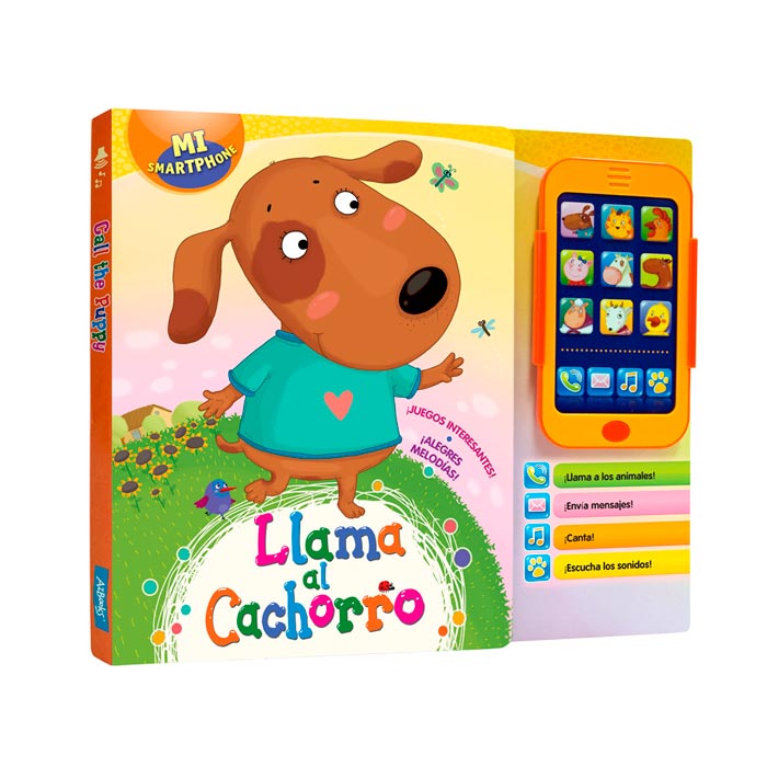 Libro Con Sonidos- Llama Al Cachorro + Smartphone