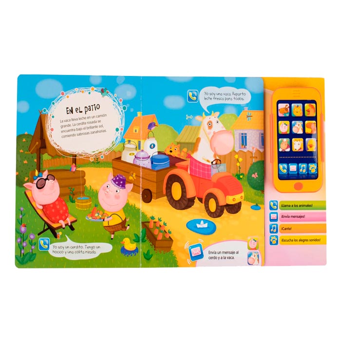 Libro Con Sonidos- Llama Al Cachorro + Smartphone