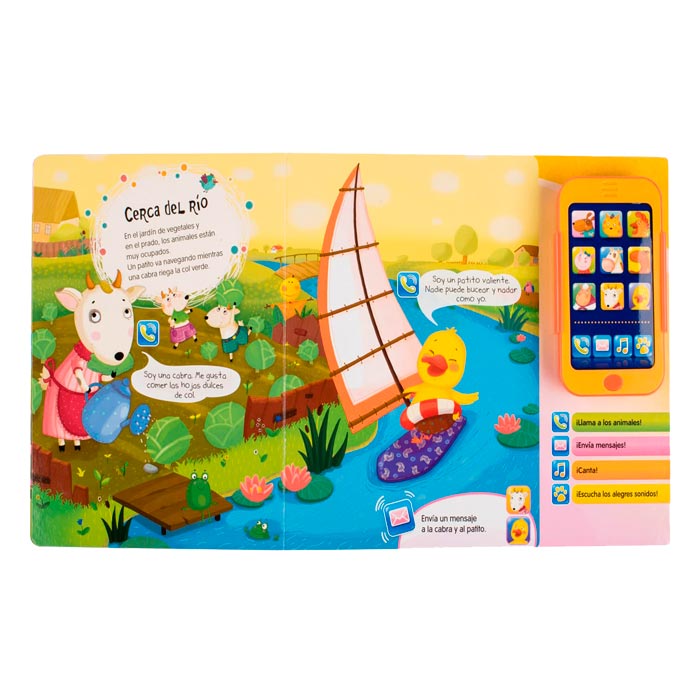 Libro Con Sonidos- Llama Al Cachorro + Smartphone