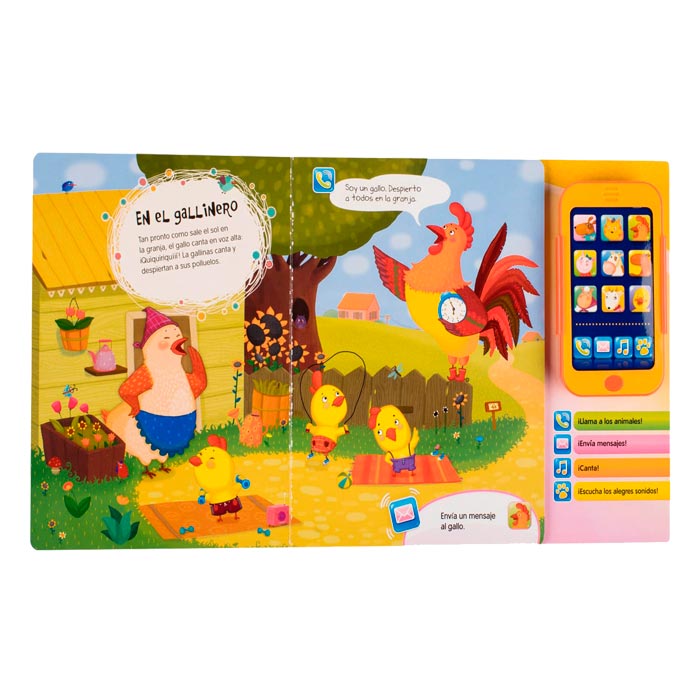 Libro Con Sonidos- Llama Al Cachorro + Smartphone