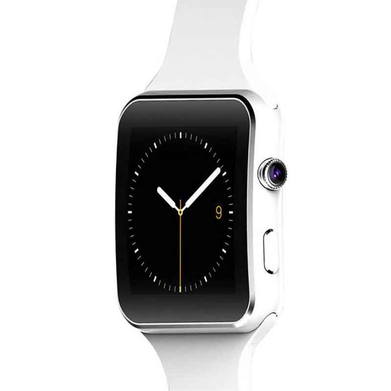 Fralugio Smartwatch Reloj Inteligente Pantalla Curva Camara Grabadora de Voz X6