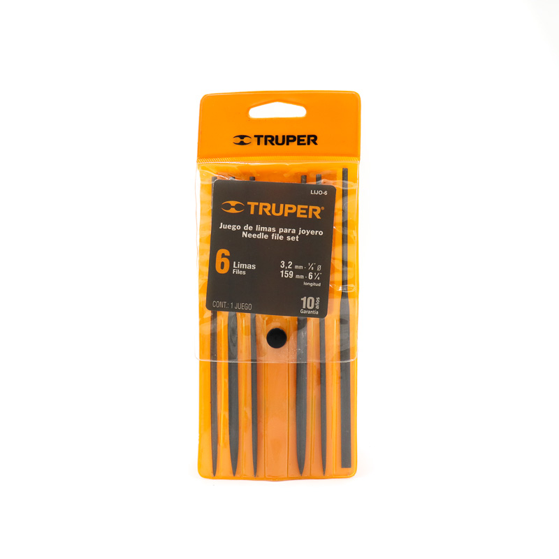 Juego De Limas Joyero Truper 6 Pzas Herramientas