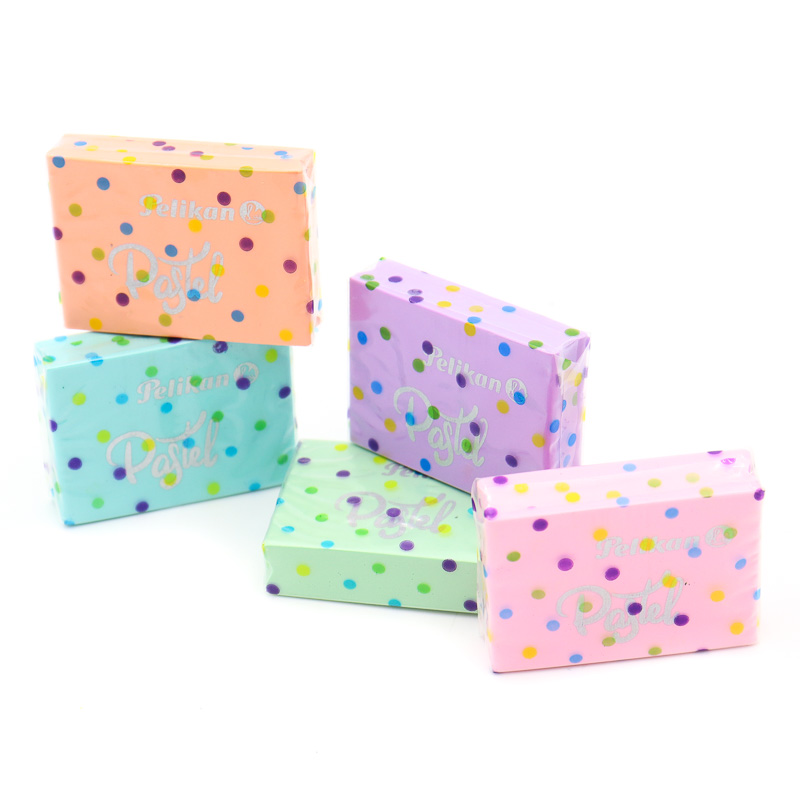 Goma Borrador Pelikan Pastel Bote 15 Piezas Mayoreo