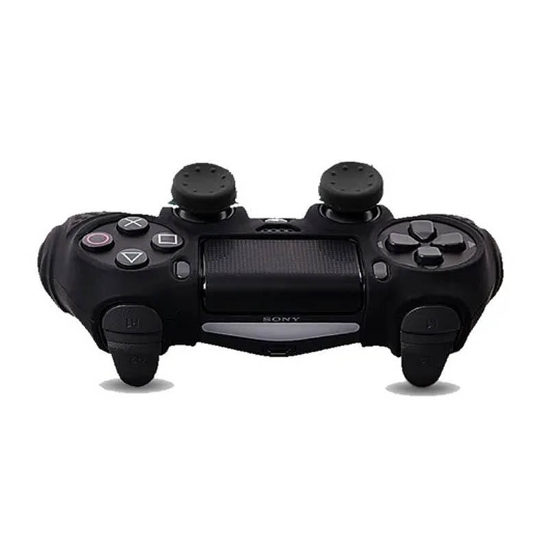 Ps4 Funda Antideslizante De Silicona (Negra)
