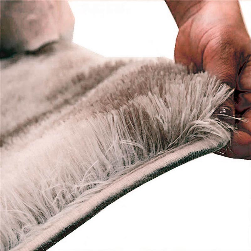 Tapete Decorativo Afelpado Motley 110cm x 60cm de Fibra Larga Ultra Suave y Caliente Ideal para Sala recamara