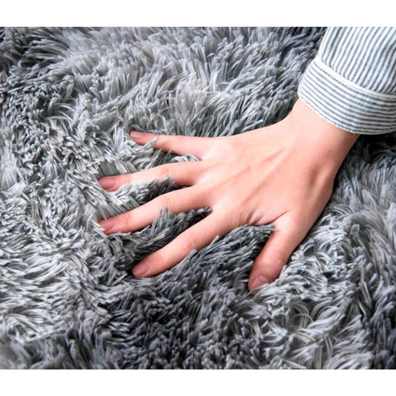 Tapete Decorativo Afelpado Motley 110cm x 60cm de Fibra Larga Ultra Suave y Caliente Ideal para Sala recamara