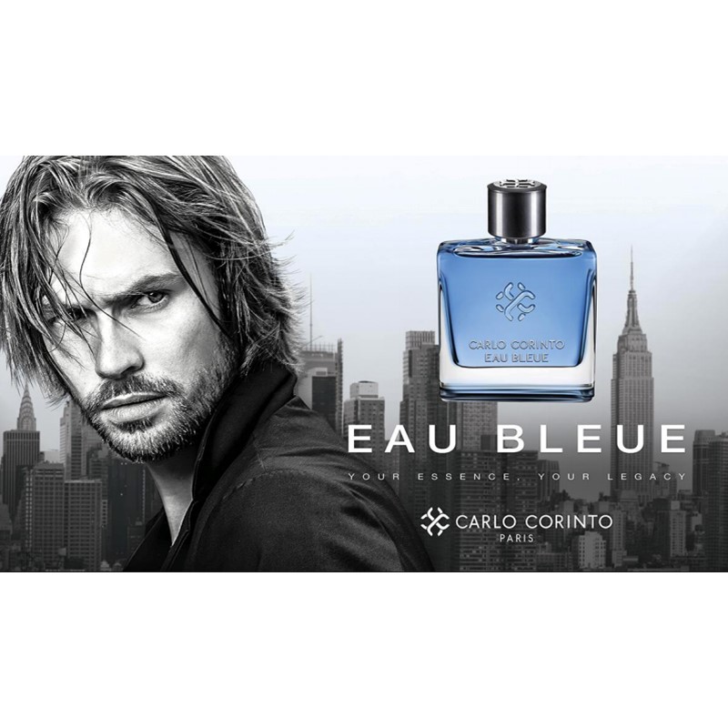 Perfume Eau Bleue De Carlo Corinto Eau De Toilette 100 ml.