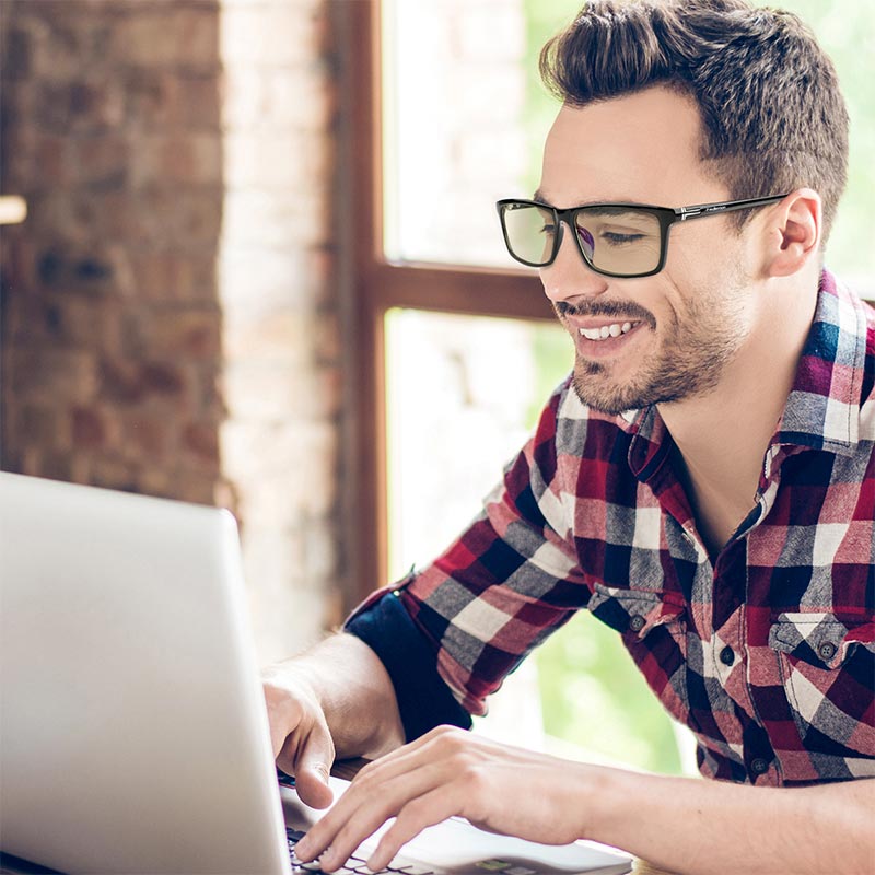 Lentes para Computadora Antirreflejantes Luz Azul Redlemon.