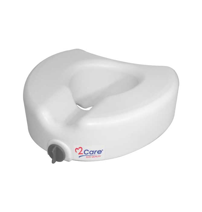 Aumento para baño WC sin agarraderas con seguro 11.43 cm 2CARE