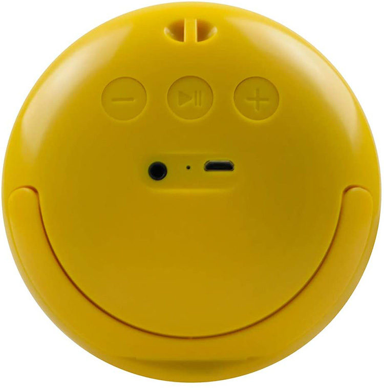 Bocina Bluetooth Portátil Recargable Emoji Amarillo,cara lol