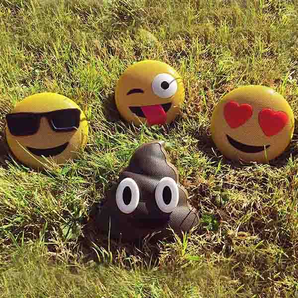Bocina Bluetooth Portátil Recargable Emoji Amarillo,cara lol