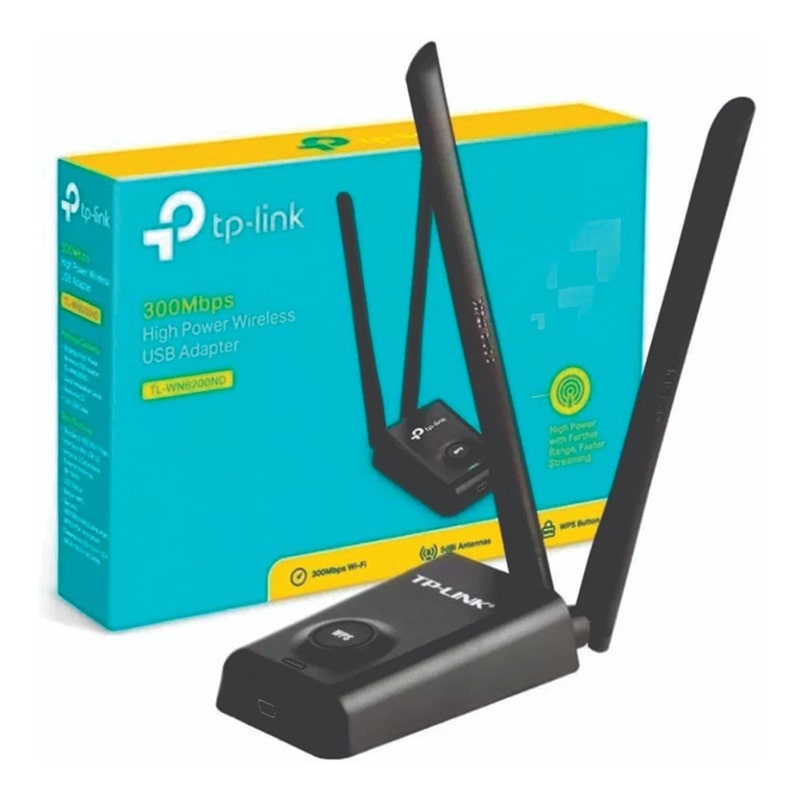 Antena De Red Wifi Tp-link Usb 2 Antenas Desmontables 5dbi