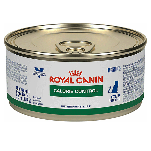 Royal Canin Dieta Veterinaria Alimento Humedo para Gato Control de Calorias CC lata 165 gr.