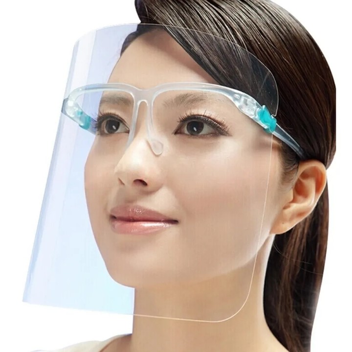 Careta Protector Facial Antiempañante Marco De Lentes Cómoda