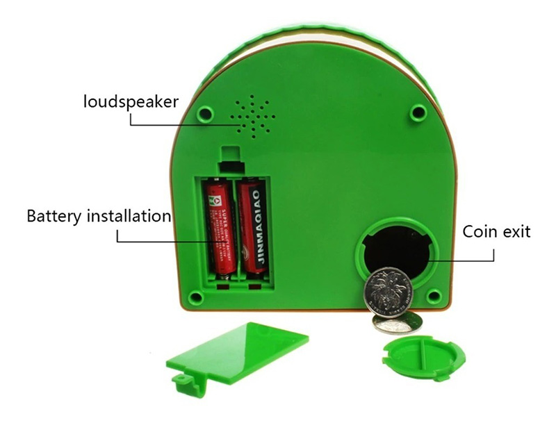 Alcancía Caja Gato Roba Monedas Gato Con Sonido Hermosa