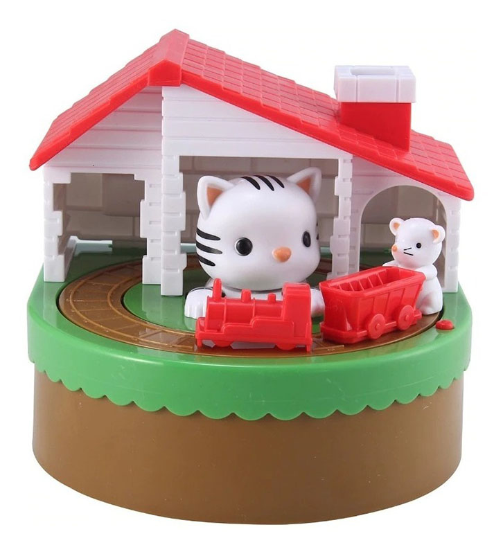 Alcancía Caja Gato Roba Monedas Gato Con Sonido Hermosa