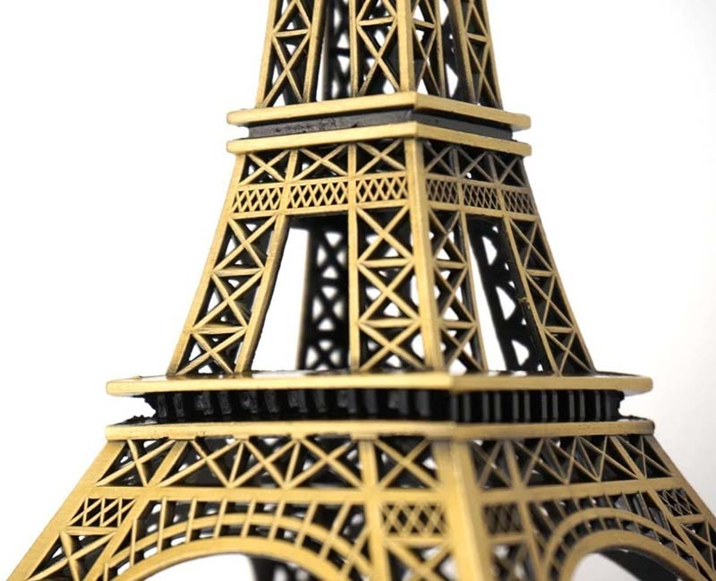 50 Cm París Torre Eiffel Hierro Bronce Hogar Arte