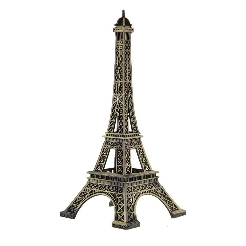 50 Cm París Torre Eiffel Hierro Bronce Hogar Arte