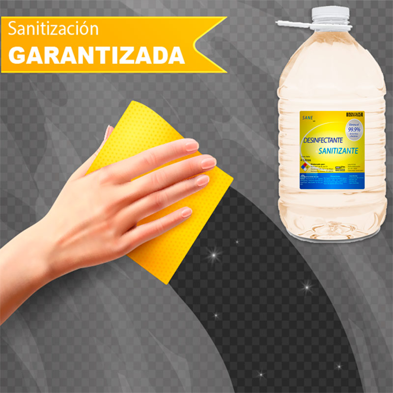 Sanitizante para desinfectar SANE