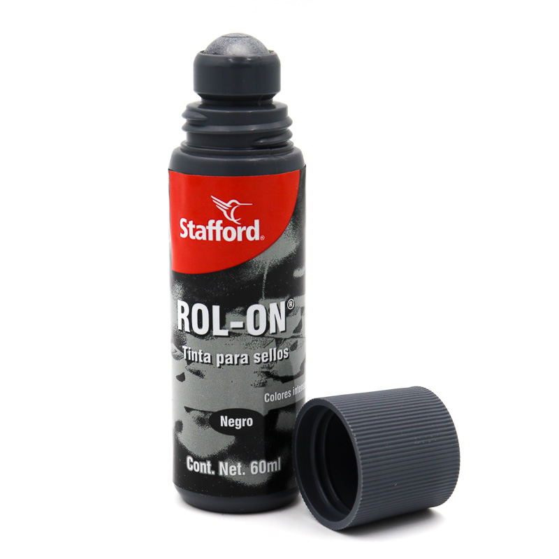 Tinta Para Sellos Stafford Rol-on 60ml Para Cojin Azor