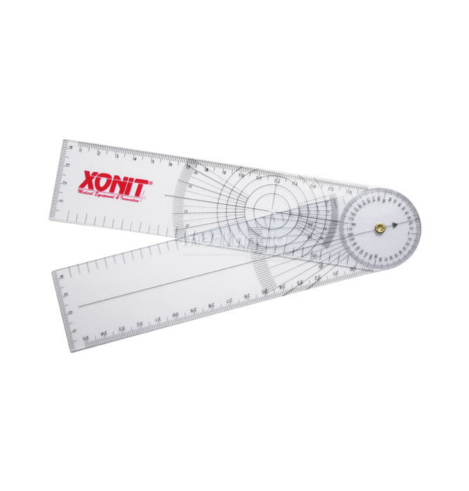 Goniómetro para fisioterapia, medición de ángulos XONIT