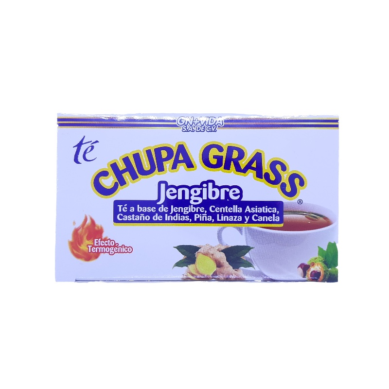 Té Chupa Grass Jengibre GN+VIDA (30 sobres) castaño de indias