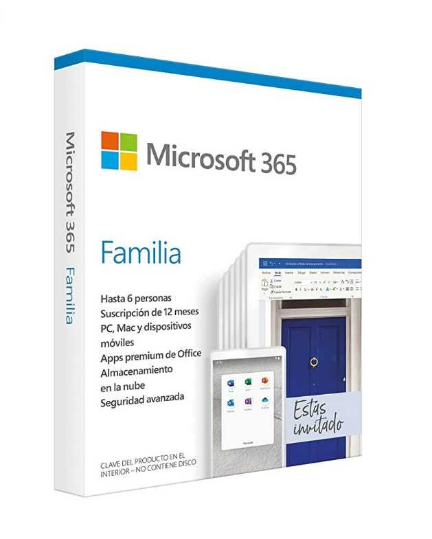 MICROSOFT OFFICE 365 FAMILY (6GQ-01220) 