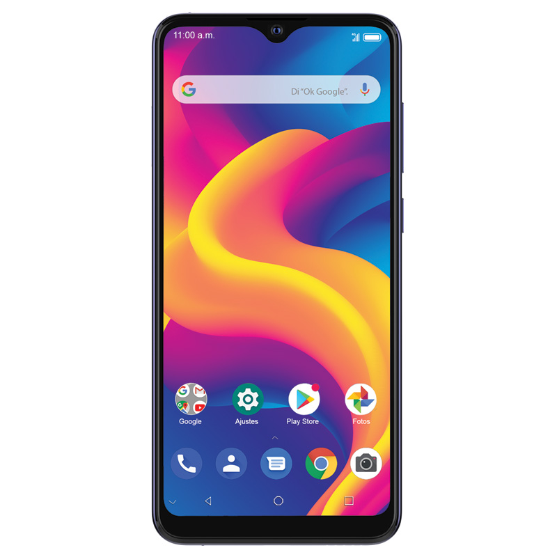 Celular  ZTE LTE A7020 BLADE A7S Color AZUL  Telcel y LLÉVATE UN CONTACTO INTELIGENTE WIRELESS