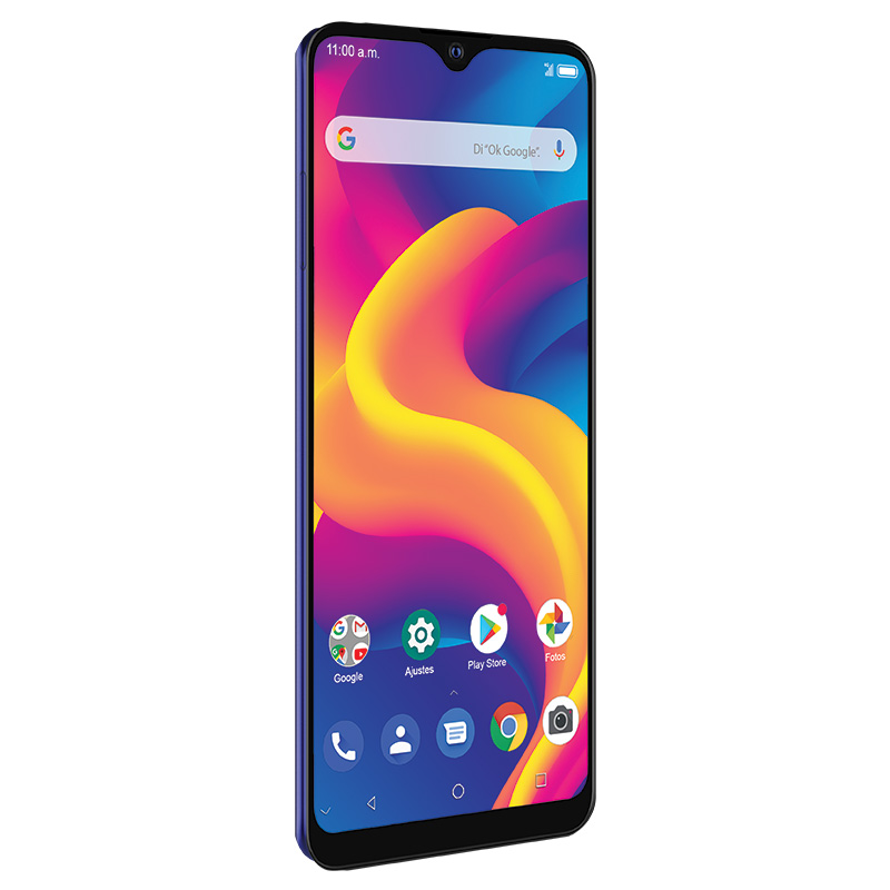 Celular  ZTE LTE A7020 BLADE A7S Color AZUL  Telcel y LLÉVATE UN CONTACTO INTELIGENTE WIRELESS