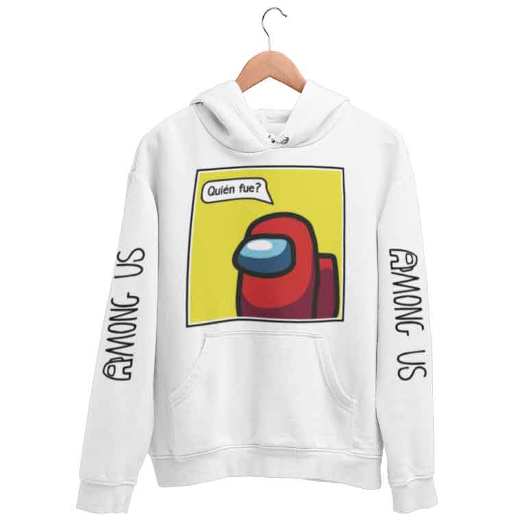Sudadera Among Us Impostor Rojo Quien Fue