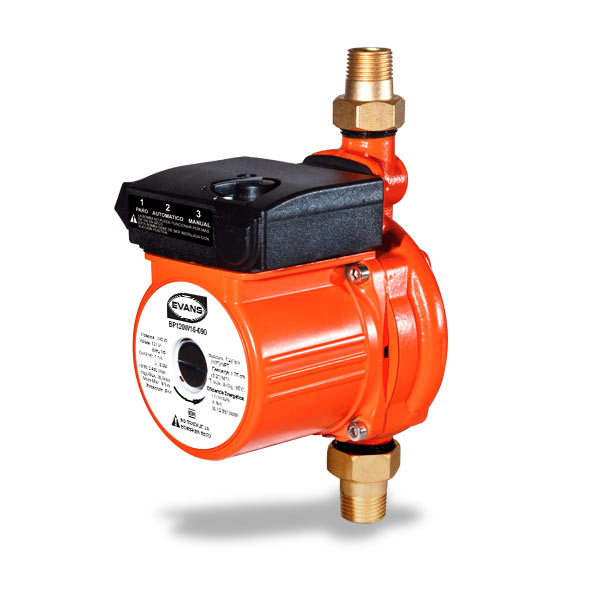 Bomba presurizadora de 120 W y succión y descarga 1/2"