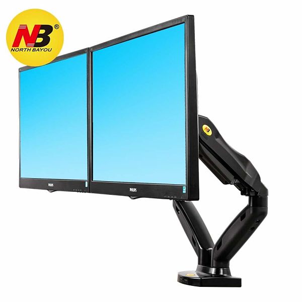 Soporte de Escritorio Doble North Bayou NB F160 para monitores de 17" a 30"