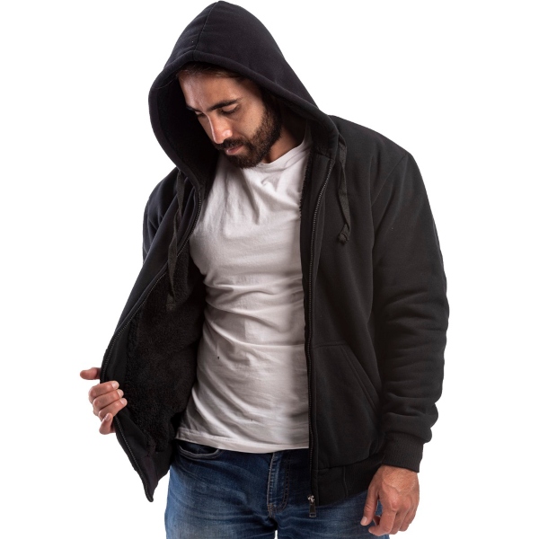 Sudadera tipo Hoodie Capucha Integrada Forro de Borrega Unisex 