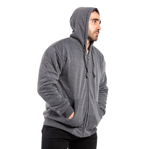 Sudadera tipo Hoodie Capucha Integrada Forro de Borrega Unisex 