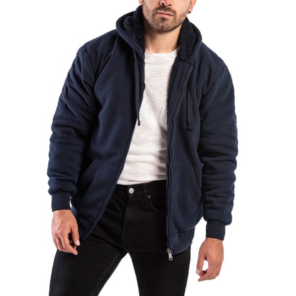 Sudadera tipo Hoodie Capucha Integrada Forro de Borrega Unisex 