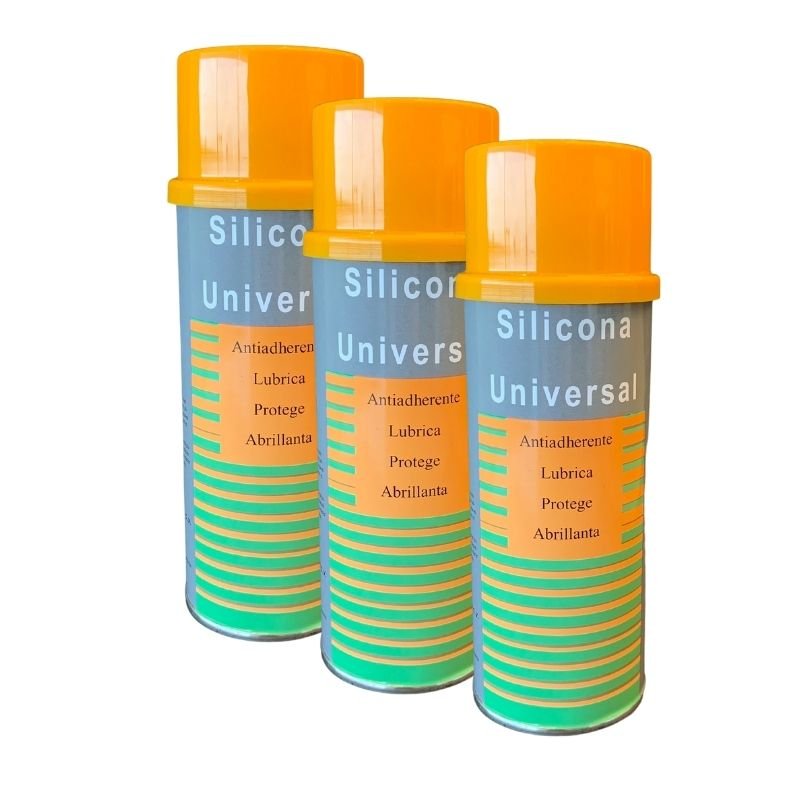 Paq 3 Desmoldante de silicón en aerosol Silicona Universal