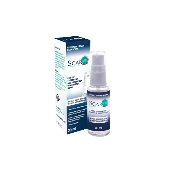 Scar Md Spray, Desvanecedor De Cicatrices Con Silicona, Piel