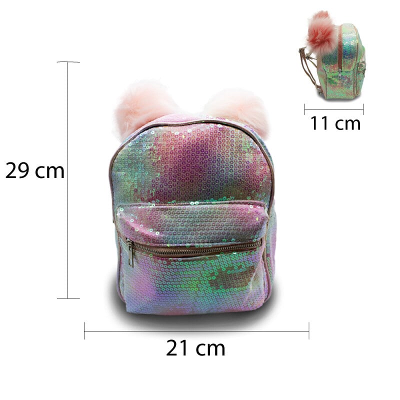 Mochila de store lentejuelas rosa