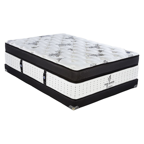 Juego De Box Y Colchon Four Season Spring Air - Queen Size