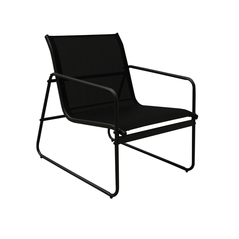 Sala De Jardín Nápoles De 4 Piezas Negra Sindo Outdoor