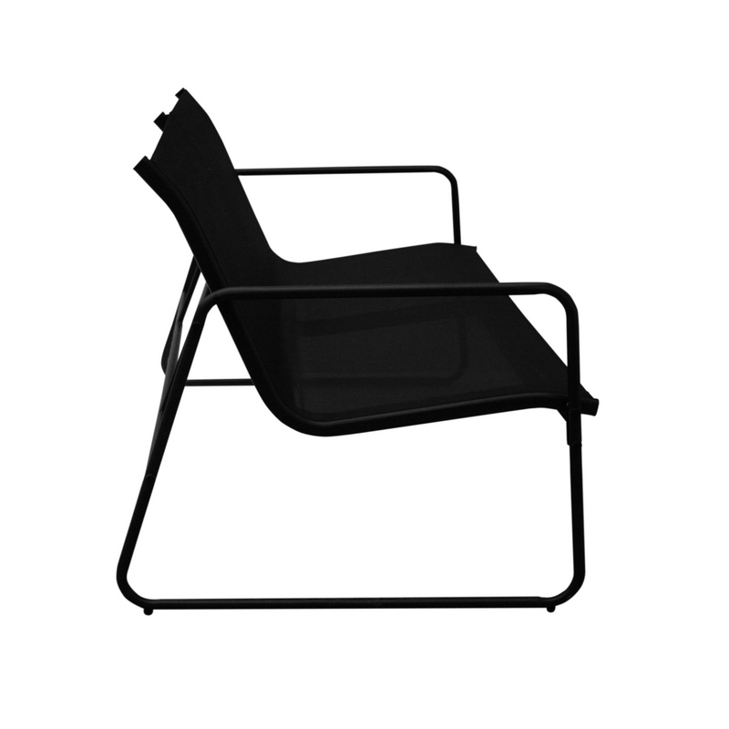 Sala De Jardín Nápoles De 4 Piezas Negra Sindo Outdoor