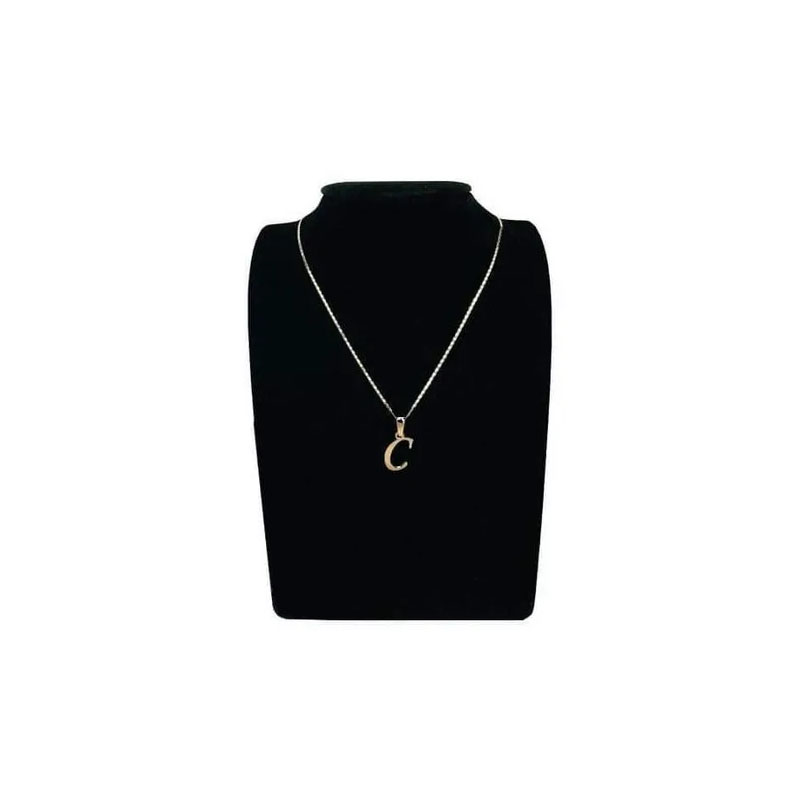 Dije Inicial Letra C Oro 14 K.