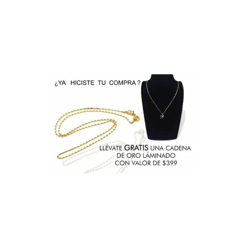 Dije Inicial Letra F Oro 14 K