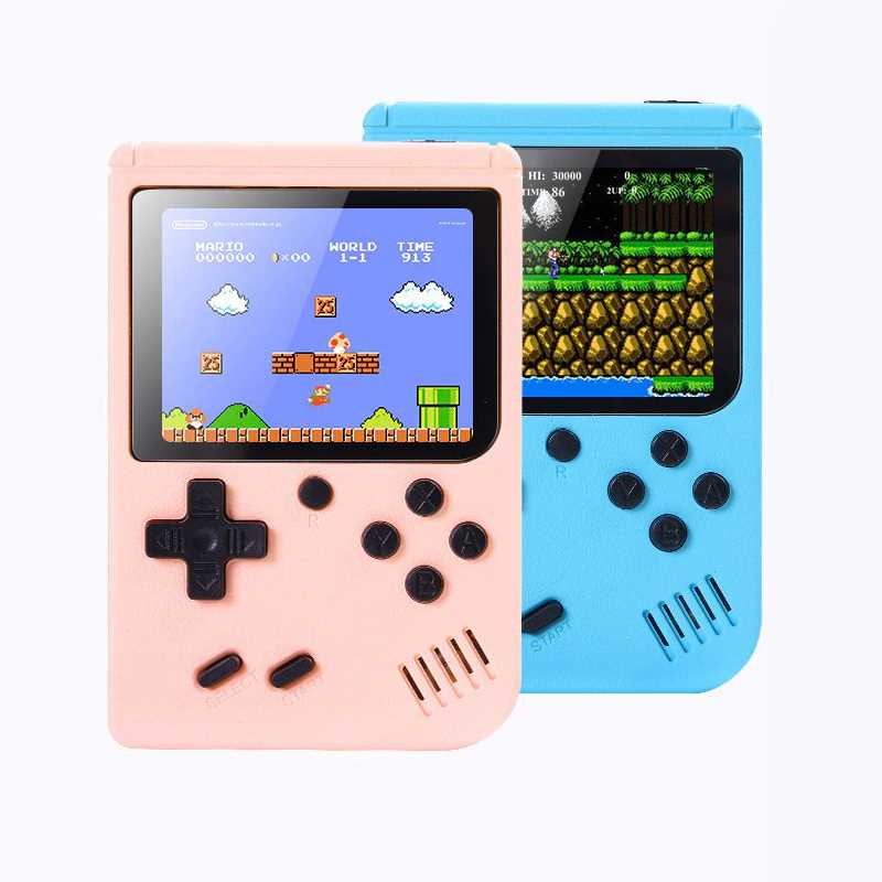 Consola portatil Gadgets & fun con mas de 500 juegos retro incluye control extra