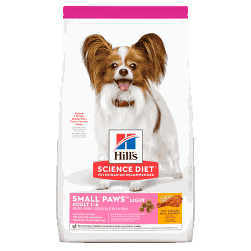 Hills Science diet Alimento para Perro Adulto Razas Pequeñas y Mini Light 2 Kg