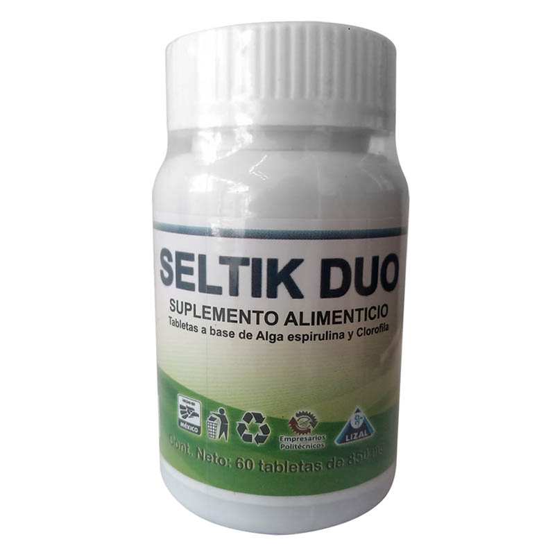 Seltik Duo Suplemento Alimenticio Clorofila Alga Espirulina