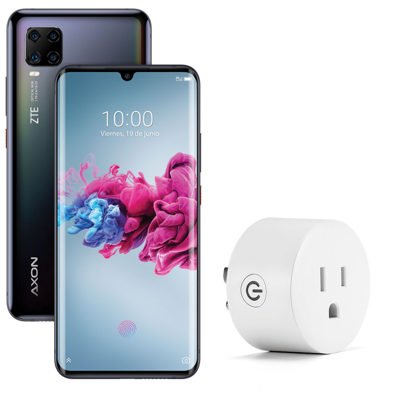 Celular ZTE LTE BLADE AXON 11 Color NEGRO Telcel Y LLÉVATE UNOS AUDIFONOS S9 BLUETOOTH + ENCHUFE INTELIGENTE