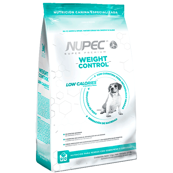 Nupec Alimento para Perro Adulto Control de peso 2 Kg