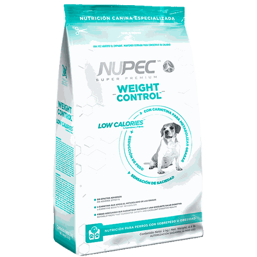 Nupec Alimento para Perro Adulto Control de peso 15 Kg