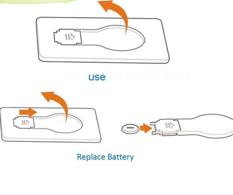 TARJETA LED LUMINOSA ( PAQ DE 4 ) FORMA DE FOCO